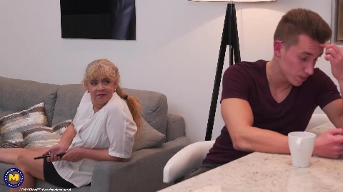 Horny housewife Elize doing her toyboy - Elize K.