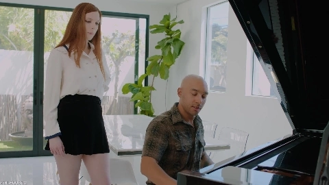 Redhead Scarlett Mae Seduces Ebony Stud - PenthouseGold