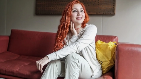 Redhead aces job interview after having rough sex with the casting agent
