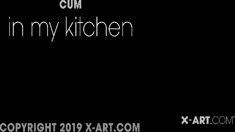 Carrie CUM in MY kitchen - X-Art