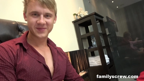 Dirty Family Men Hiring Stripper - Lucy Crow
