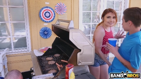 Awesome 4th Of July Threesome - Monique Alexander & Adria Rae
