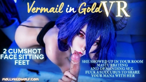 Hot sex with a succubus Vermeil in 4K - Molly RedWolf