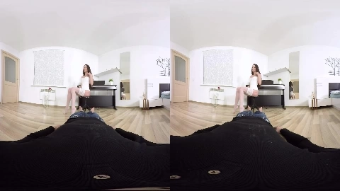 She's wearing white