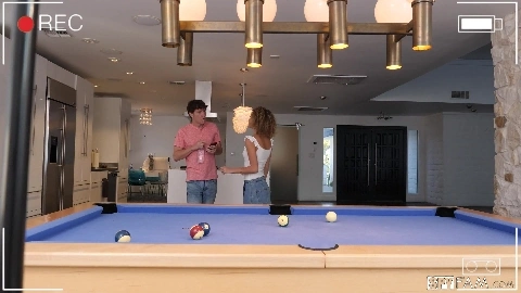 Allie Addison - SpyFam Billiards With Stepbro