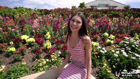 Bangrealteens - Tiny 2 - Gianna Gem Exposes Her Titties in Public