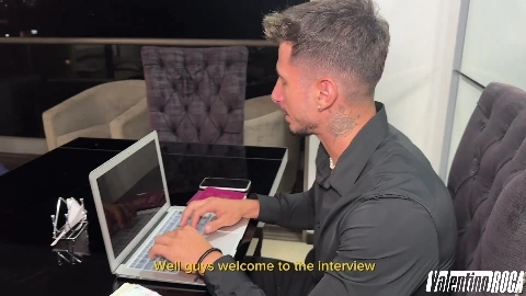 Job Interview Turns into a Cock Party for a Hot Latina - Valentino Roca