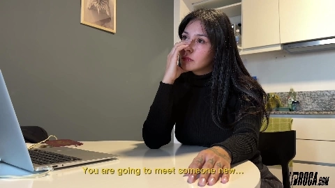 My Widowed Friend Feels Lonely and I Offer my Big Dick for Comfort. Nicole Ricci & Mr. Roca - Valentino Roca