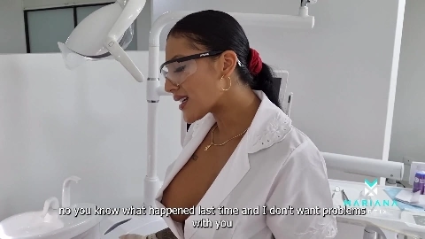 Hot Dentist Fucks her Stepbrother 2 - Mariana Martix