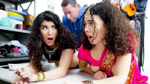 Satine Summers and Nikki Slick caught stealing