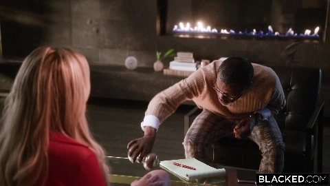 Blacked - Blake Blossom And Ameena Green - Sex Crazed Blonde Blake Shares A BBC With Ameena