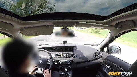 Unregistered Driver Creampied by Cop - Vera Wonder