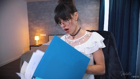 Slutty Secretary Pays Juicy ANAL for her Mistake - Natalie Flowers