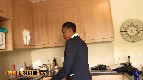 Cheating Ebony Babe Fucked Hard By Her Man’s Friend While He’s Away