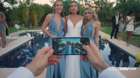 MorePOV - Alexa Flexy Alexis Crystal And Milan Cheek - Wedding Crasher