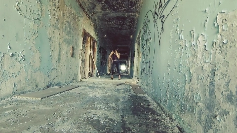 POV outdoor anal fuck. Wild and young nypho sucking and fucking in abandone - Jane Brown