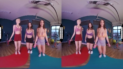 When Gabbie Carter, LaSirena69, & Skye Blue notice that bulge in your pants, they decide to give you a fuck of a lifetime - Gabbie Carter, LaSirena69, Skye Blue