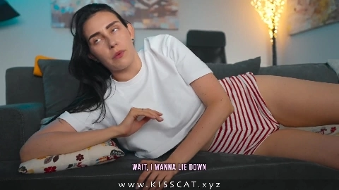 Why Step Mom Sucks a Dick Before Share Bed With Step Son？ Stepmother Gets Creampie and Play With Cum - Kiss Cat