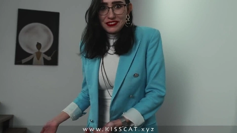 Busty Office Slut Demands Tied up to Hard Anal Before Cum on Face - Kiss Cat