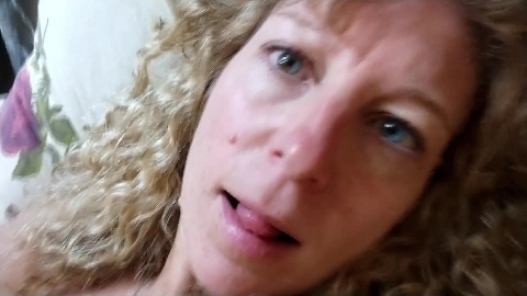 Curly Martha was well licked and fucked, cumming on her face - Marta Bellefleur