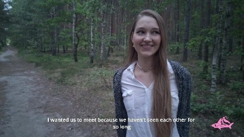 Gave a lot of sperm to a beautiful nymphomaniac in the forest (part 2) 2 - Mira Shark
