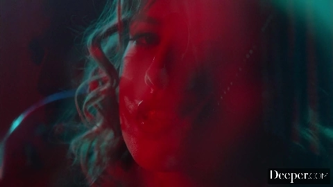 Ashley Lane And Octavia Red Lipstick On The Glass - Deeper