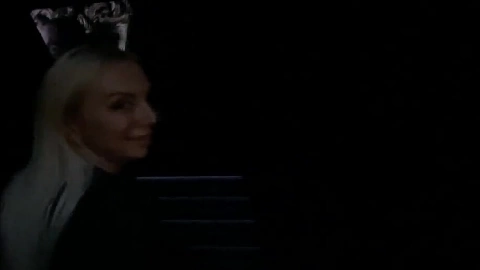 Sucked stranger's cock in movie theatre - Alexa Bunny