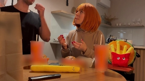 I fucked MC mommy right in the kitchen - Aqua Ri