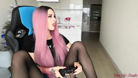 Fuck Gamer Girl in Tight Pussy - Marcelin Abadir