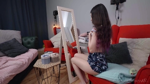 Stunning18 - Luna Lynx - Masturbation In The Mirror