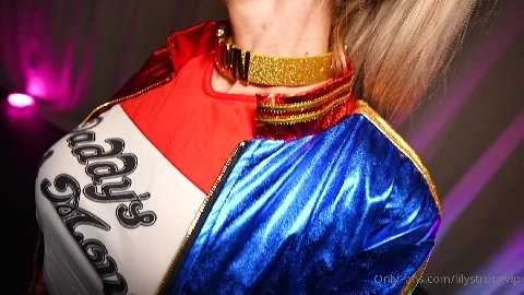 Lily Strong - Naughty, Sexy and Curvy Harley Quinn - I hope this video will make your Wednesday and Halloween