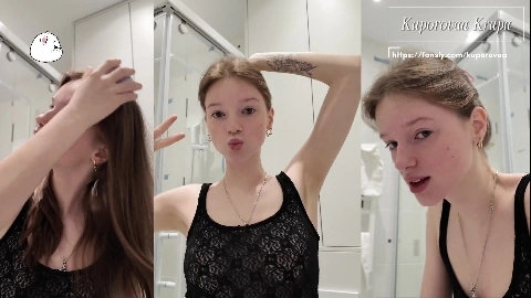 SEX VIDEO BLOG ⁄ taking a Shower, Giving a Blowjob in the Fitting Room, Etc. - Kuporovaa Krupa
