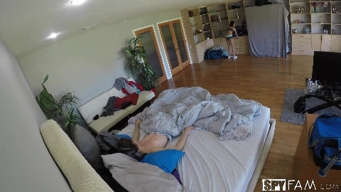 SpyFam - Step-Sister Waits For Parents To Leave - Ariana Marie