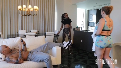 Sara Jay - 3some With King Noire And Xerlena - Xerlena