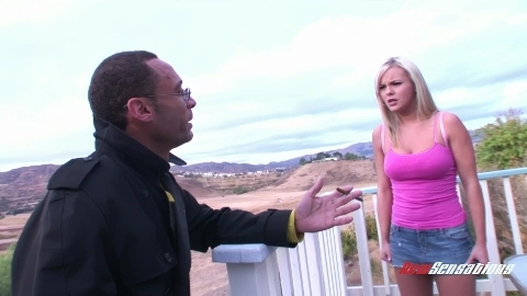 Busty Blonde College Girl Cutie: It's Huge!