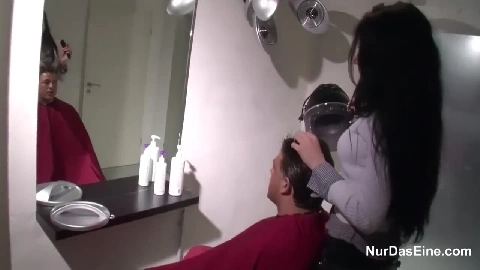 18yr Old German Teen Get Fucked by Old Man in Hair Parl