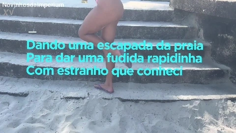 Estava na Praia e Fui no Apartamento de um Estranho Transar - Nayra Castro