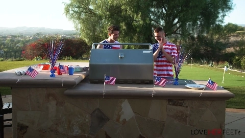 Chloe Amour 4th of July Backyard Blast - LoveHerFeet