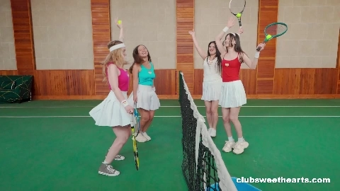 ClubSweethearts - Amelia Ost Alice Klay Tanya Ray And Hazel Grace - Lesbian