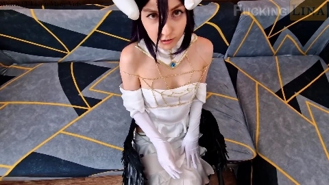 Overlord became a man and fucked Albedo in all holes - Fucking Lina