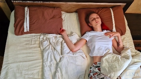 Good wife let her husband go to work with empty balls - Fucking Lina