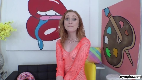 Sexy Petite Redheaded Teen Cutie: Slutty Nympho Takes A Big Dick