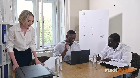 Rampant Babe Rebel Rhyder Treats BBC Colleagues To An Intense DP Threesome