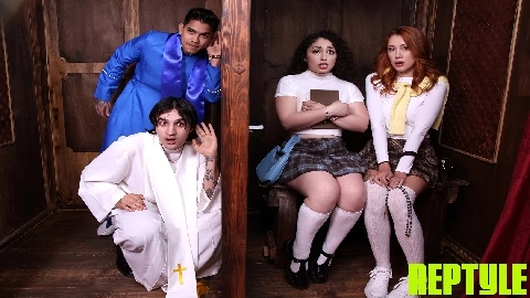 Only a Foursome Can Get Rid of Your Sins - Cherry Candle & Pixie Smalls