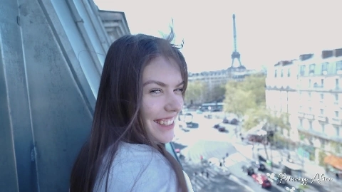 Princess Alice - PH - Perfect Ass POV Quickie In Paris - Petite College Babe