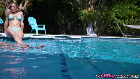 Reagan Lush Mouth To Mouth With My Stepmom - MyPervyFamily