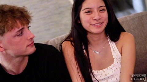 HotGuysFuck - Hayden Mallers - Rails Monica Moon Over The Kitchen Counter And Fills Her Pussy With Cum