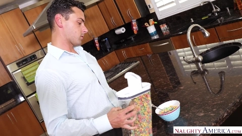 Angela White fucking in the dining room with her bubble butt - AmericanDayDreams
