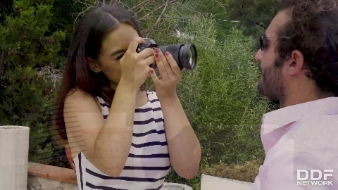 Photographer Blows Model