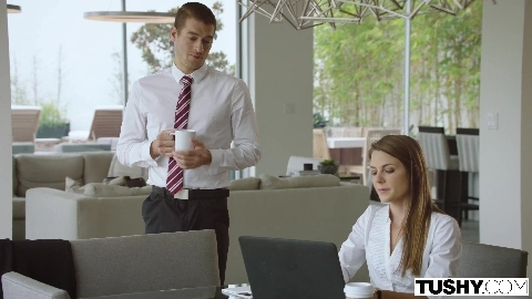 Sexy Brunette Beauty: Anal with My Boss!